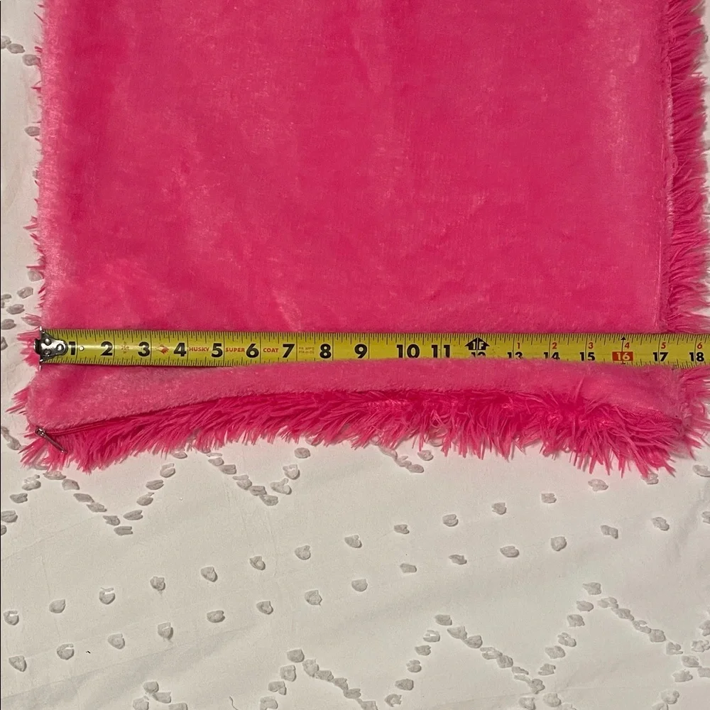 Fuzzy Pink pillow cover super soft brand new